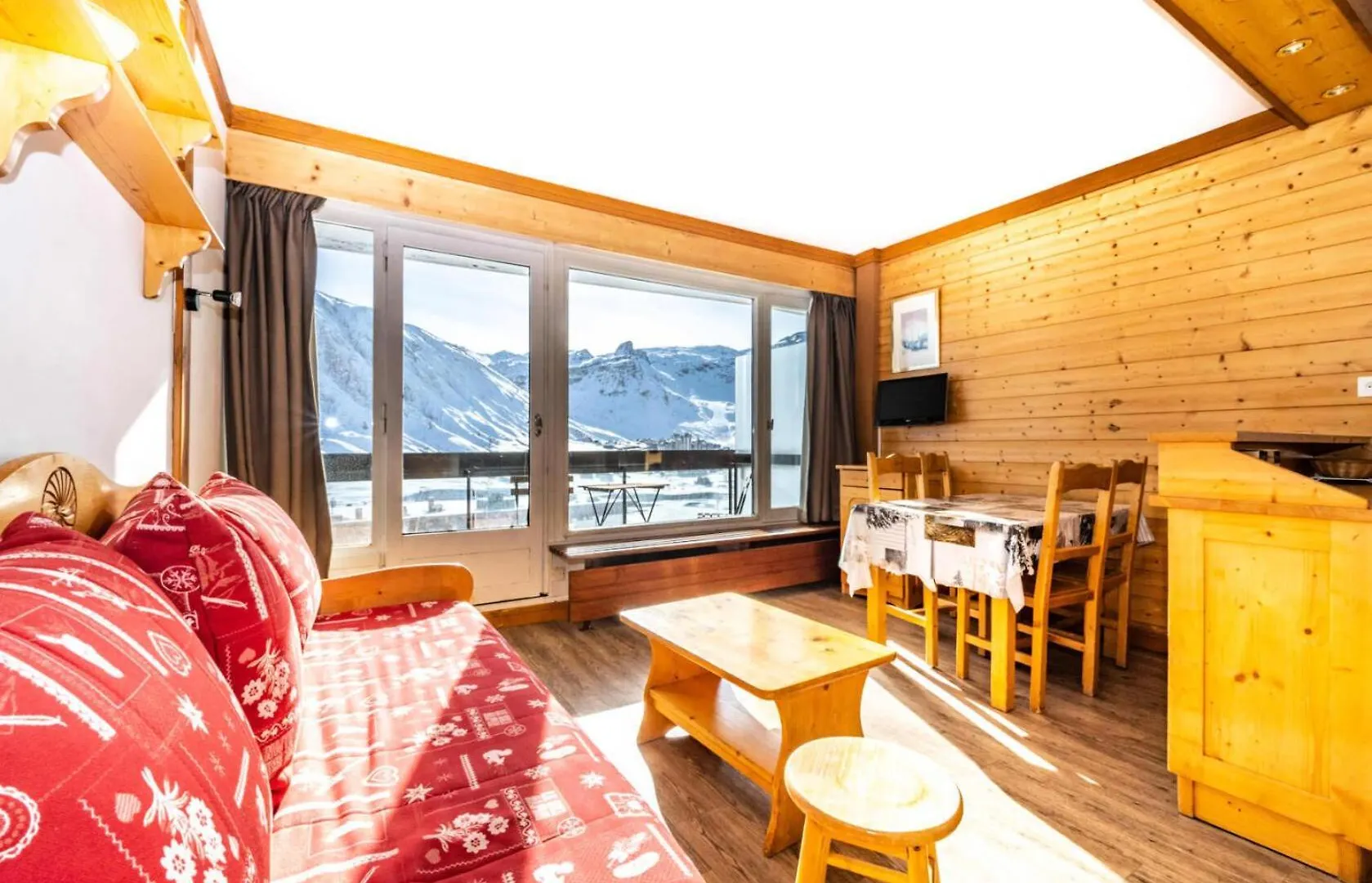 Residence Bec Rouge - Studio Renove-Skis Aux Pieds-Balcon Mae-9494 ティニュ